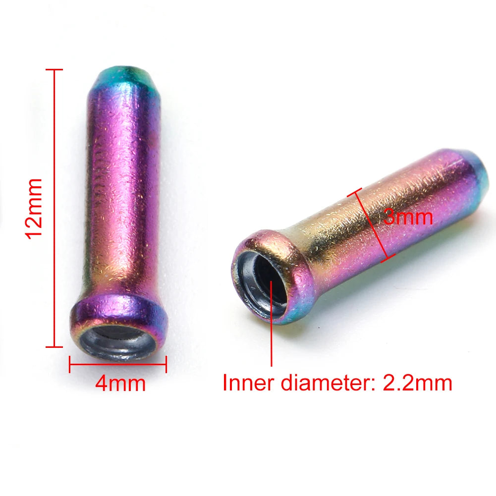 APWIKOGER Fahrrad Zugendkappen | Aluminium | 20 Stück