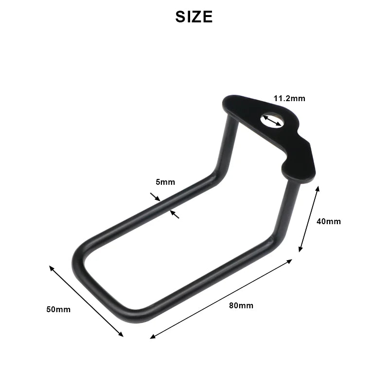 RIDERACE Schaltwerkschutz – Stahl Derailleur Protector
