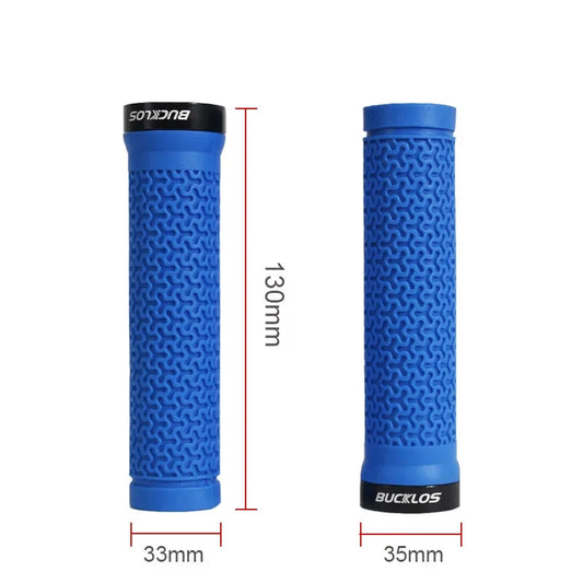 BUCKLOS Fahrradgriffe Lock-On Gummi Aluminium – Rutschfest & Stoßdämpfend