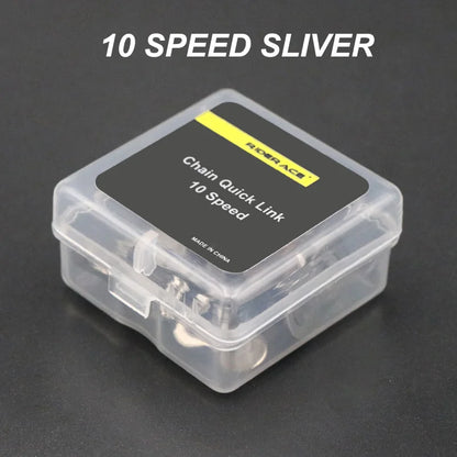 RIDERACE Kettenschloss / Quick Link (6–12-fach) - 5 Paar