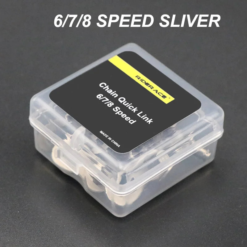 RIDERACE Kettenschloss / Quick Link (6–12-fach) - 5 Paar