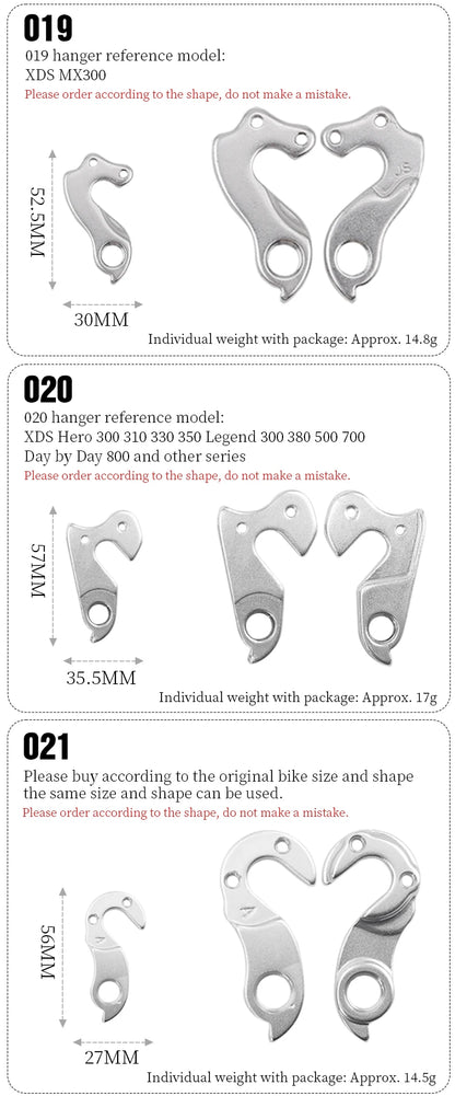 LEBYCLE Universal Schaltaugen / Rear Derailleur Hanger