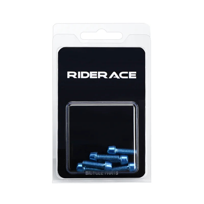 Farbige Vorbau-Schrauben M5 x 18 mm – riderace Edelstahl