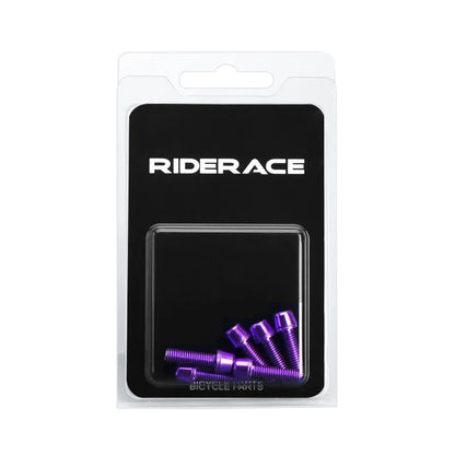 Farbige Vorbau-Schrauben M5 x 18 mm – riderace Edelstahl