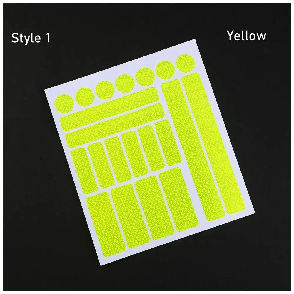 Reflektierende Fahrrad Sticker Set – Mehr Sichtbarkeit & Sicherheit