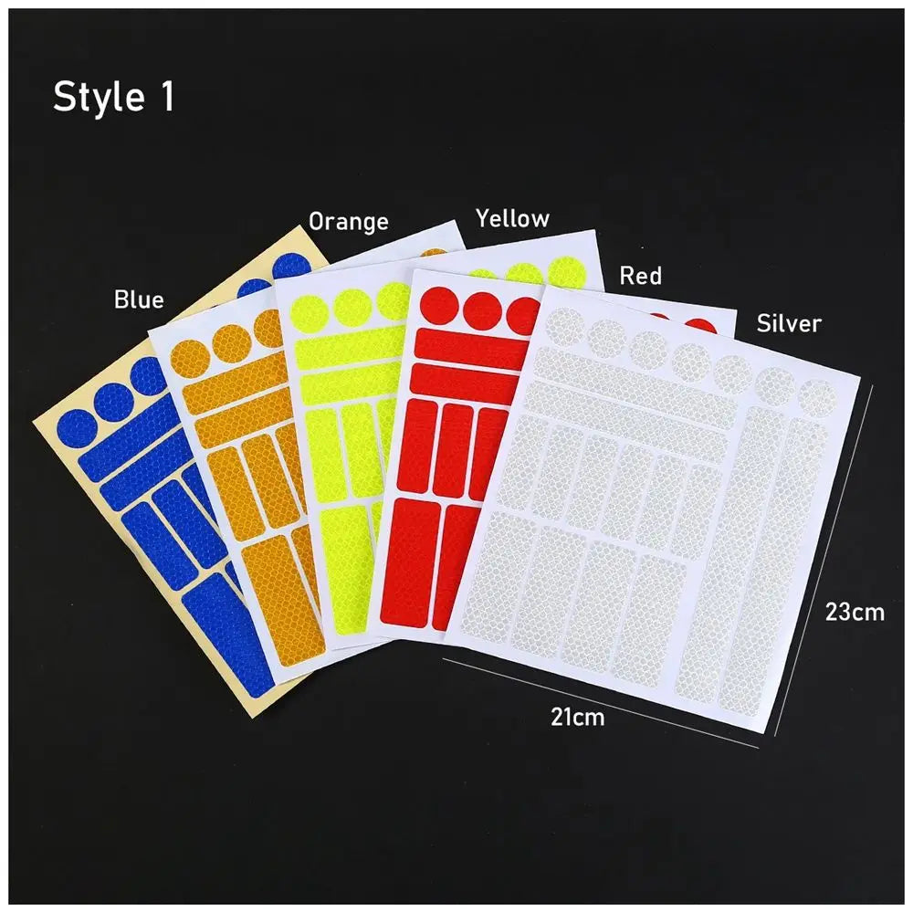 Reflektierende Fahrrad Sticker Set – Mehr Sichtbarkeit & Sicherheit