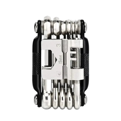 RIDERACE Multitool mit Kettennieter – Kompakt & faltbar aus Cr-V Stahl