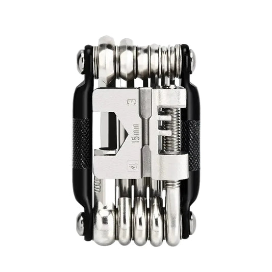 RIDERACE Multitool mit Kettennieter – Kompakt & faltbar aus Cr-V Stahl