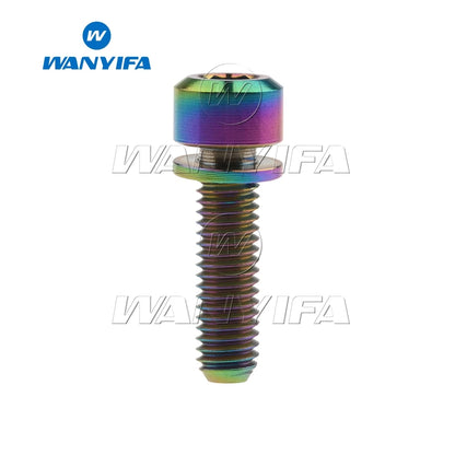Wanyifa Titanium Bolt M5 x16 18 20MM Mountain Bike Road Bike Fixed Handlebar Stem Screws
