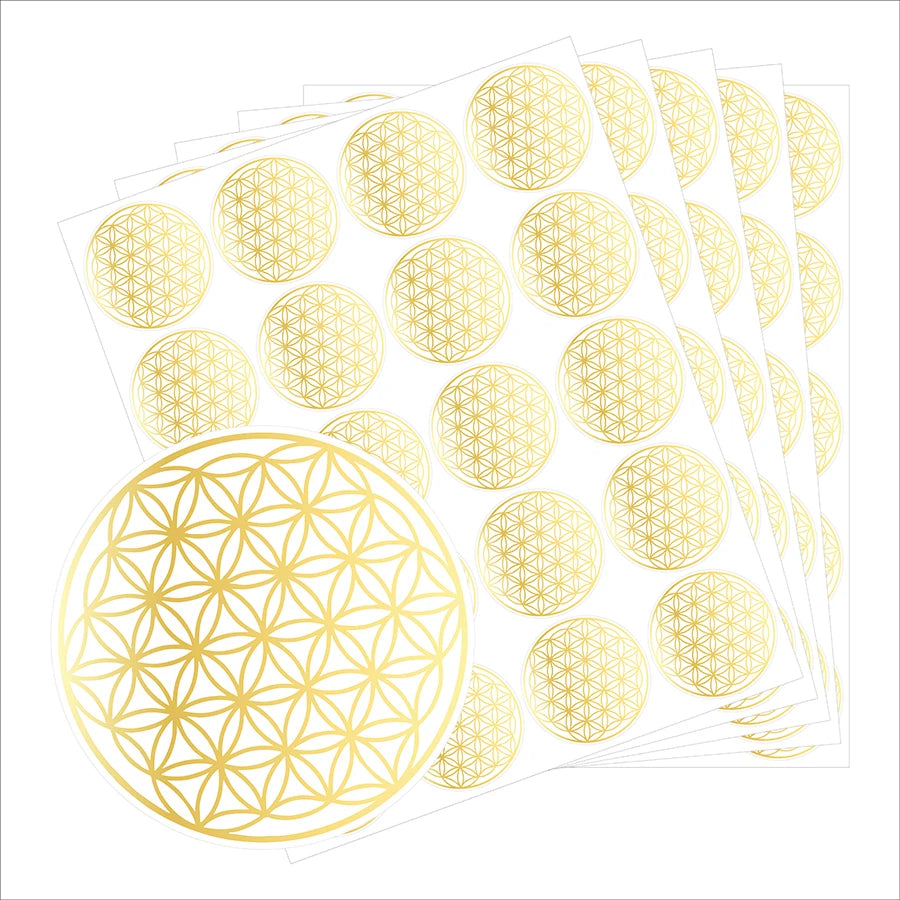 Blume des Lebens Fahrrad Sticker Set (100 Stück) – Rahmen & Helm Aufkleber