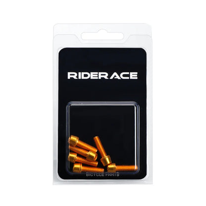 Farbige Vorbau-Schrauben M5 x 18 mm – riderace Edelstahl