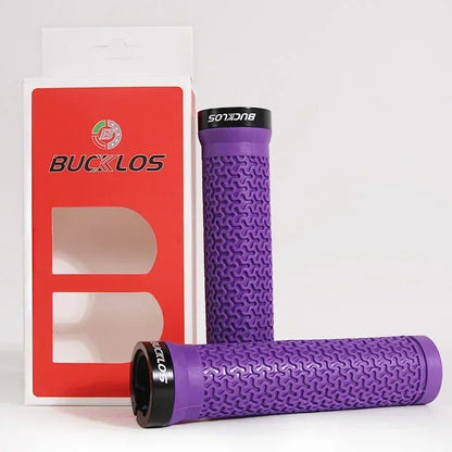 BUCKLOS Fahrradgriffe Lock-On Gummi Aluminium – Rutschfest & Stoßdämpfend