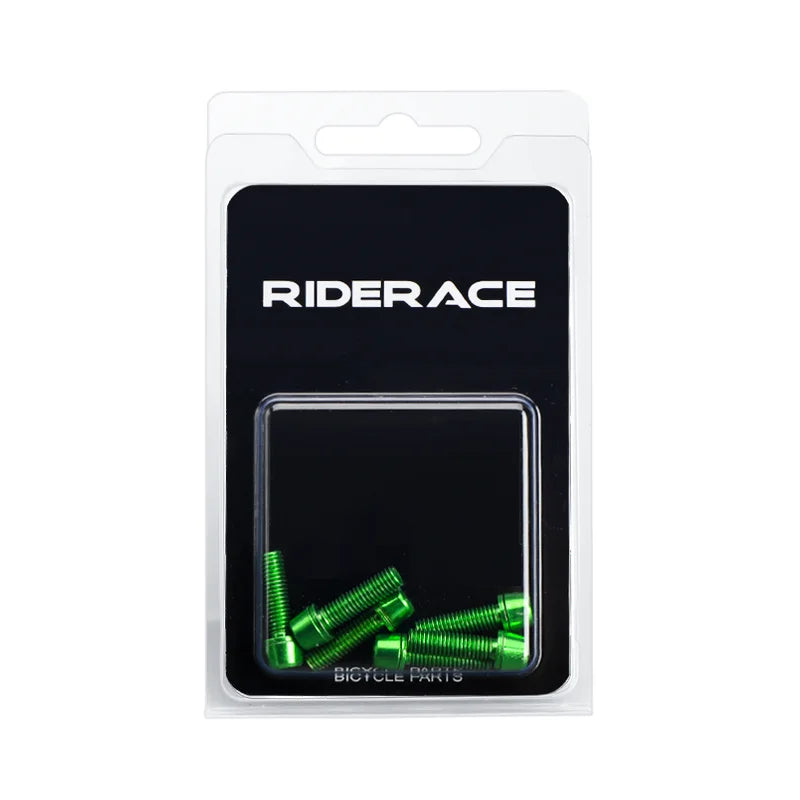 Farbige Vorbau-Schrauben M5 x 18 mm – riderace Edelstahl