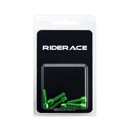 Farbige Vorbau-Schrauben M5 x 18 mm – riderace Edelstahl
