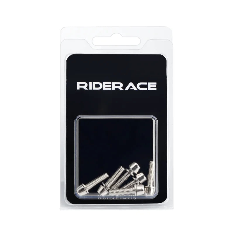 Farbige Vorbau-Schrauben M5 x 18 mm – riderace Edelstahl