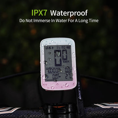 Bikevee BKV-3001 GPS Fahrradcomputer – GPS, 2.4” Display, IPX7 wasserdicht, kabellos