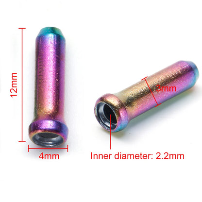 APWIKOGER Fahrrad Zugendkappen | Aluminium | 20 Stück