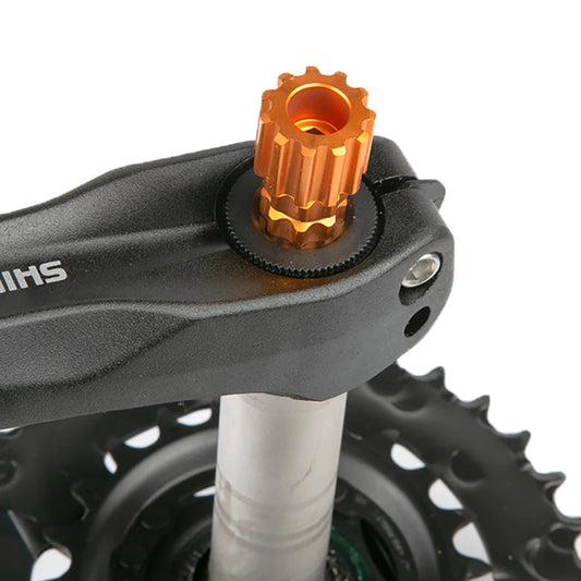 2-in-1 Kurbel Werkzeug – T8/T11 Sternschrauben Tool für Shimano