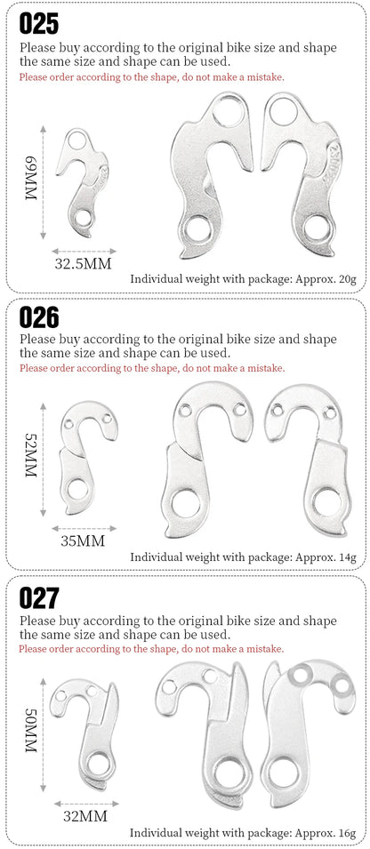 LEBYCLE Universal Schaltaugen / Rear Derailleur Hanger