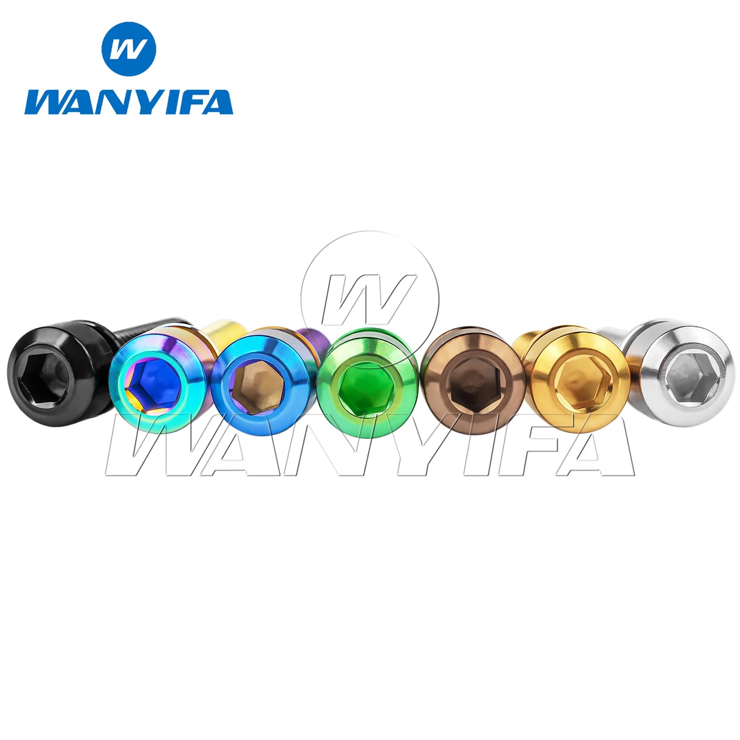 Wanyifa Titanium Bolt M5 x16 18 20MM Mountain Bike Road Bike Fixed Handlebar Stem Screws