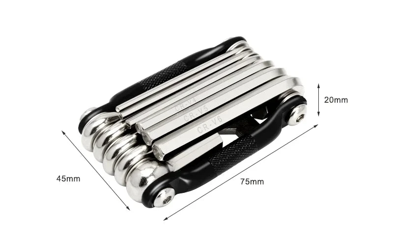 RIDERACE Multitool mit Kettennieter – Kompakt & faltbar aus Cr-V Stahl