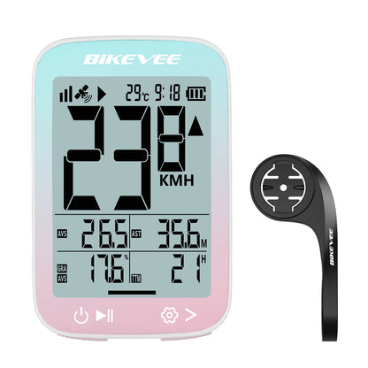 Bikevee BKV-3001 GPS Fahrradcomputer – GPS, 2.4” Display, IPX7 wasserdicht, kabellos