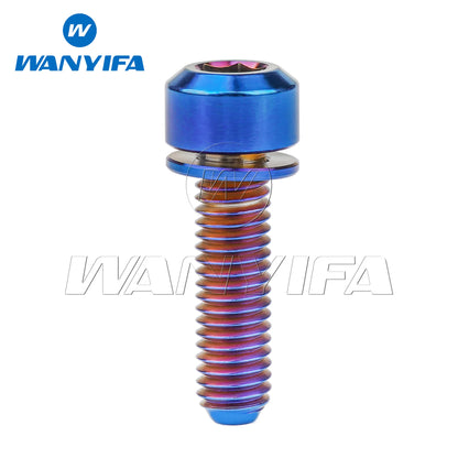 Wanyifa Titanium Bolt M5 x16 18 20MM Mountain Bike Road Bike Fixed Handlebar Stem Screws