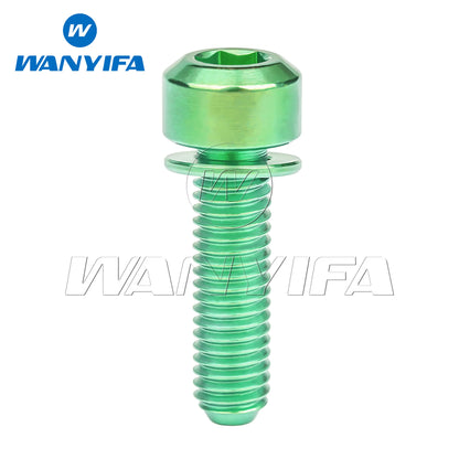 Wanyifa Titanium Bolt M5 x16 18 20MM Mountain Bike Road Bike Fixed Handlebar Stem Screws