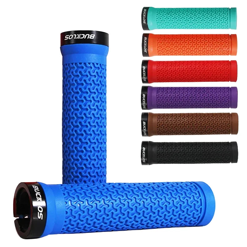 BUCKLOS Fahrradgriffe Lock-On Gummi Aluminium – Rutschfest & Stoßdämpfend